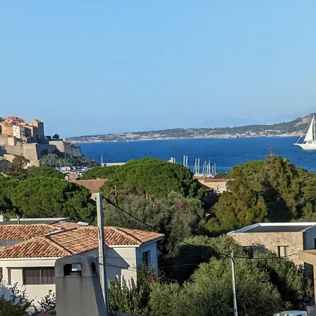 D'exception Avec Vue Imprenable Sur La Mer Et Citadelle, Jacuzzi Et Confort Modern - Fr-1-719-17 * Calvi